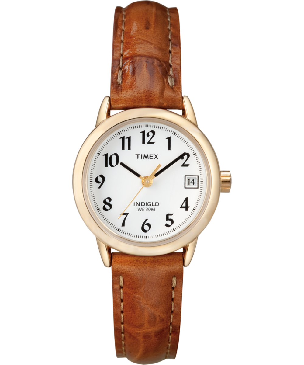 Easy Reader® 25mm Leather Strap Watch