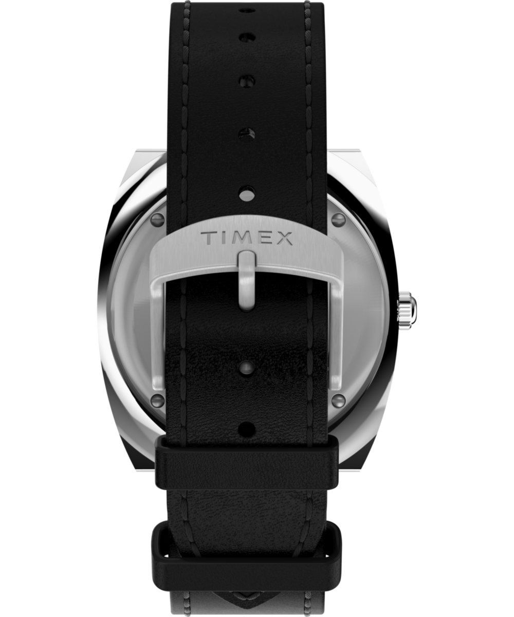 World Time Reissue 39mm Leather Strap Watch