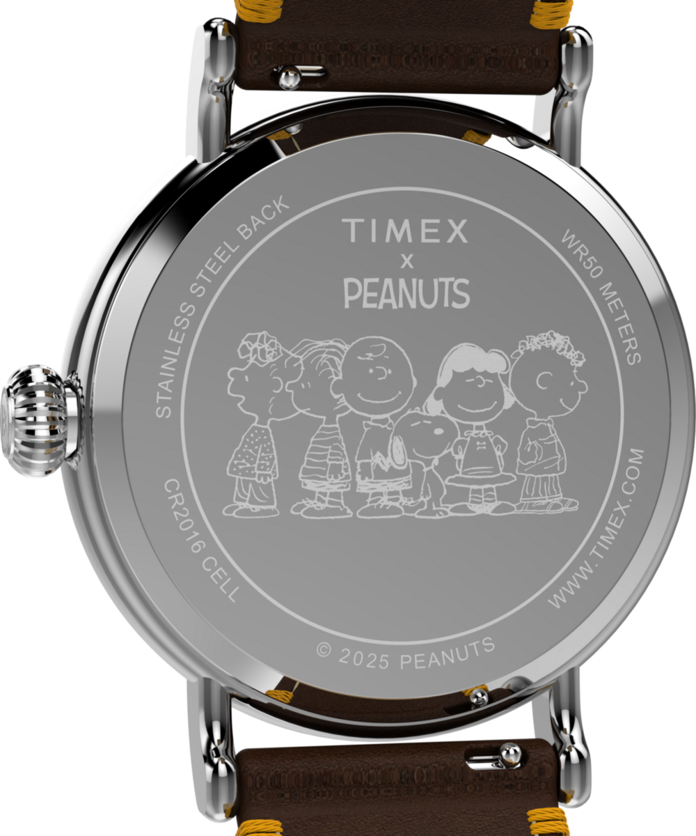 Peanuts® x Timex Standard Thanksgiving 40mm Leather Strap Watch