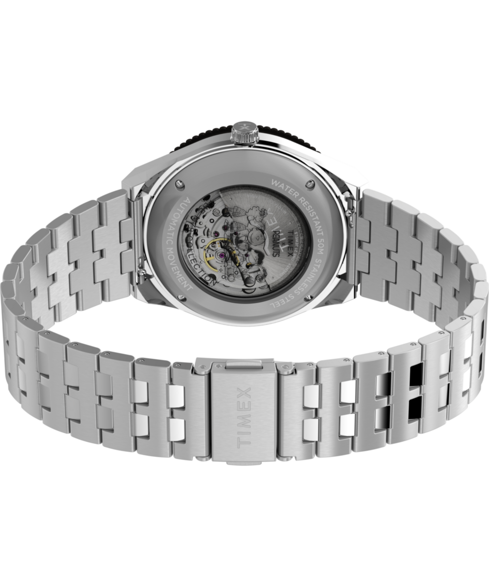 Peanuts® x Timex M79 Automatic 40mm Stainless Steel Bracelet Watch
