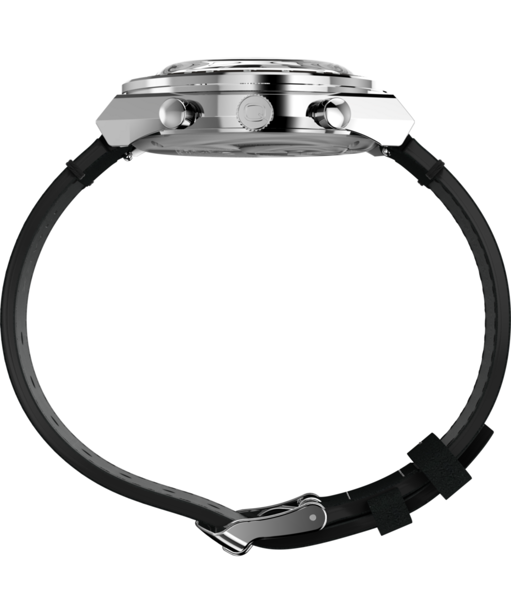 Peanuts® x Q Timex® Snoopy 40mm Leather Strap Watch  