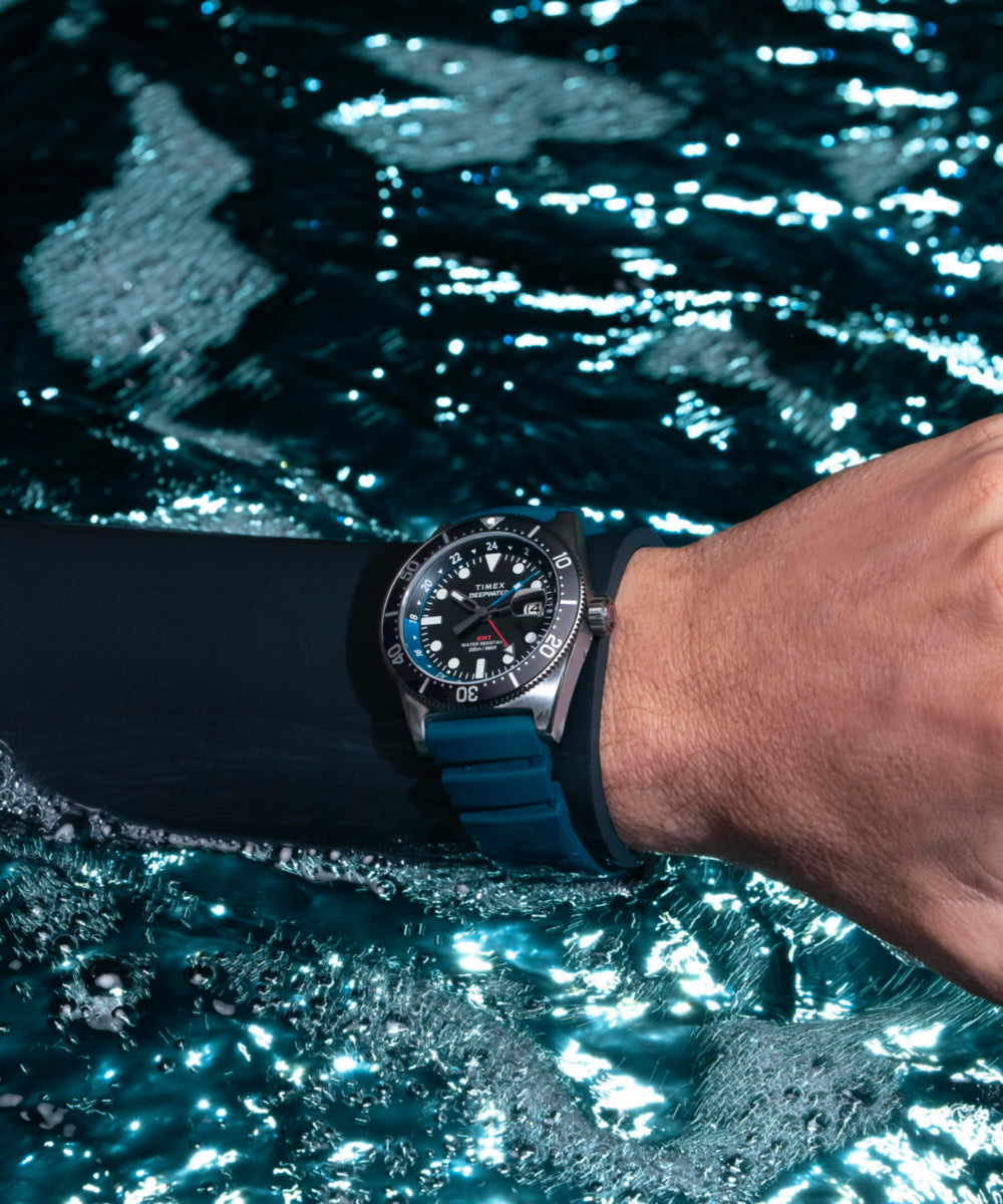 Deepwater Reef 200 41mm Synthetic Rubber Strap Watch   