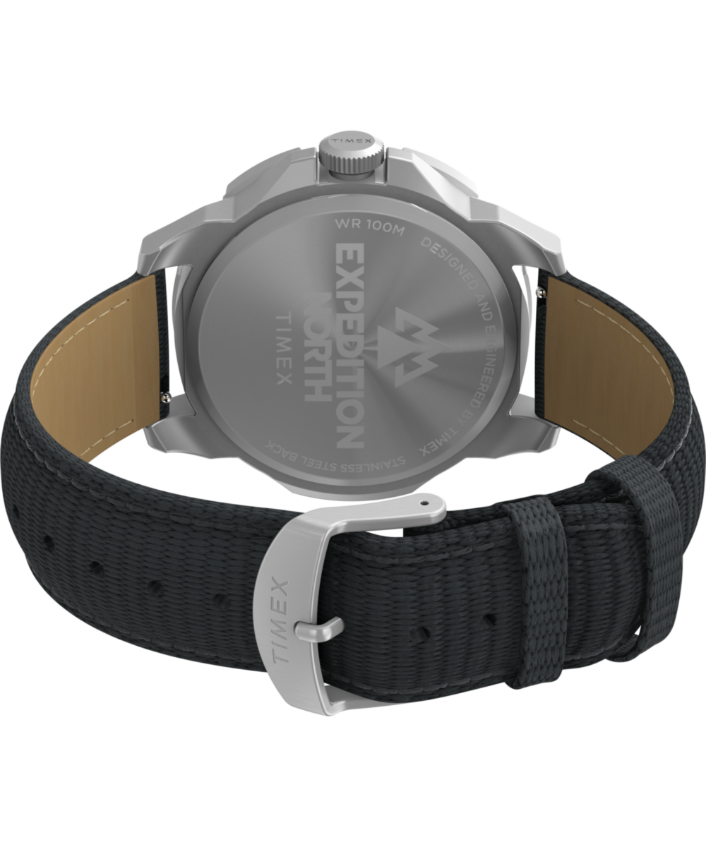 Expedition Ridge 42mm Leather Strap Watch