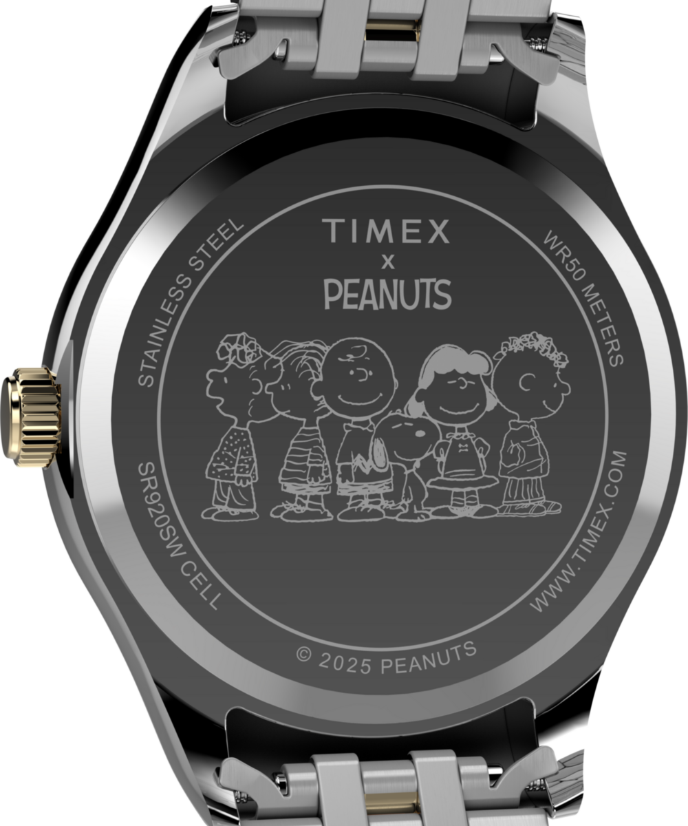 Peanuts® x Timex Timex Legacy Bowtie 34mm Stainless Steel Bracelet Watch