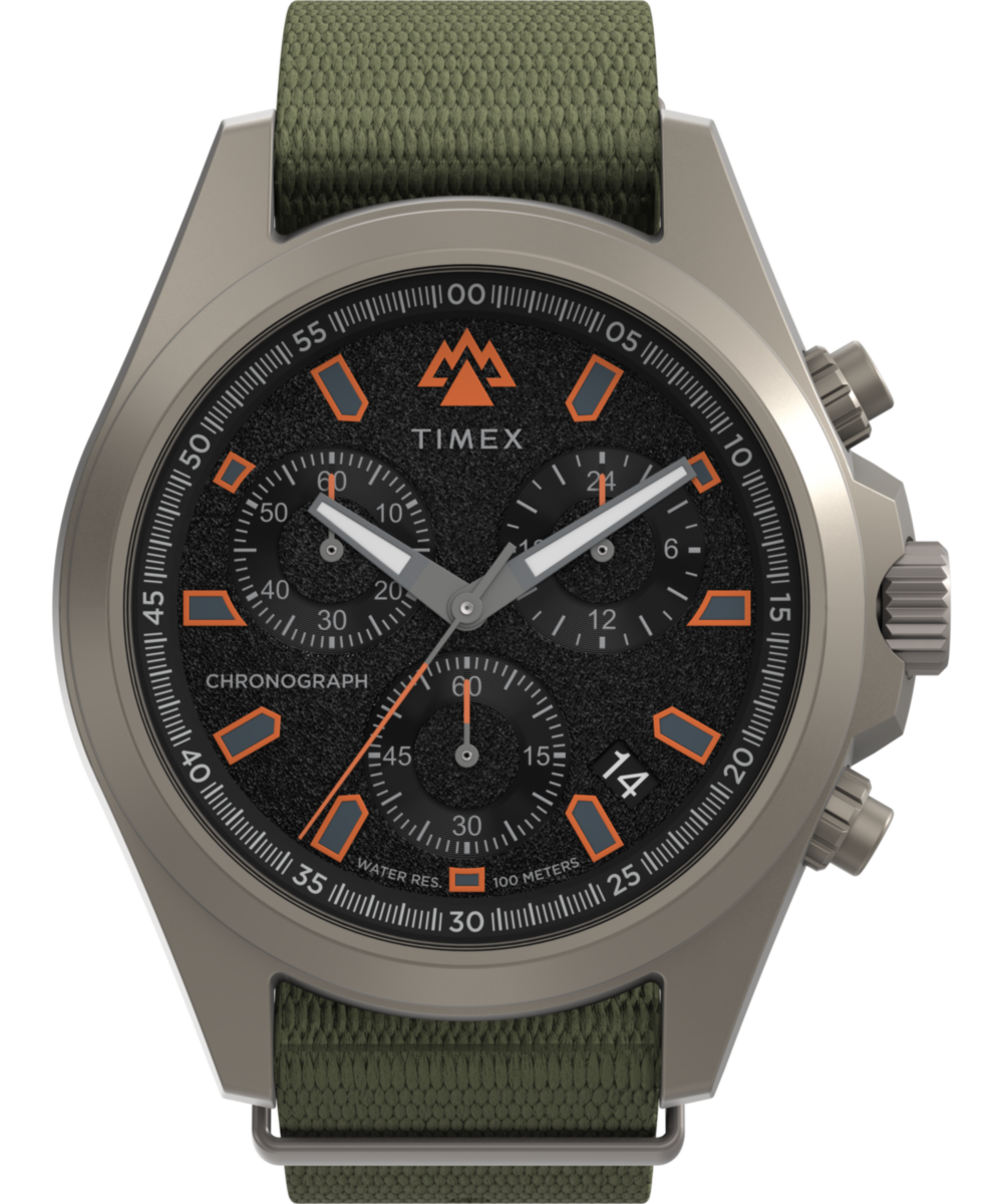 Expedition® Field Chronograph 43mm Eco-Friendly Fabric Strap Watch