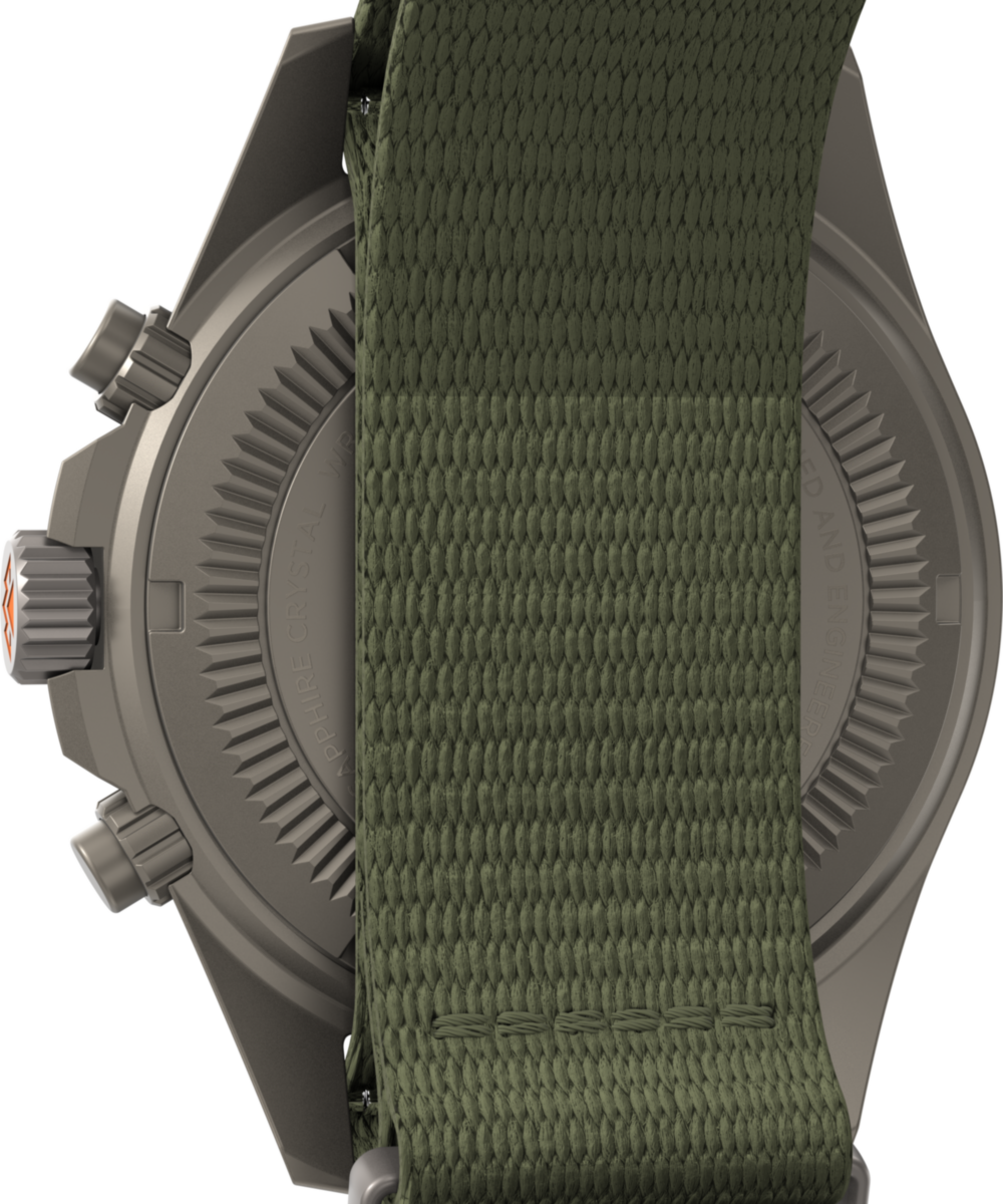 Expedition® Field Chronograph 43mm Eco-Friendly Fabric Strap Watch