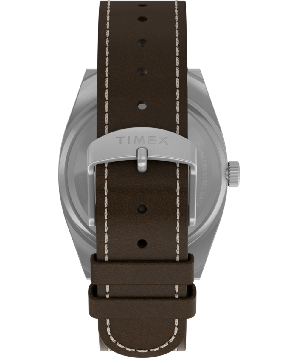Expedition® Capstone 39mm Eco-Friendly Leather Strap Watch