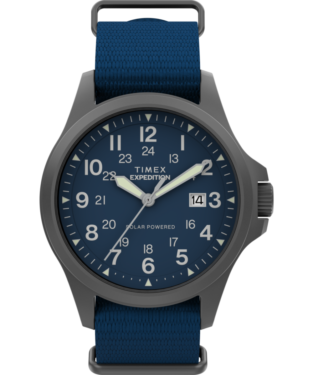 Expedition® Field Post Solar 41mm Eco-Conscious Fabric Strap Watch