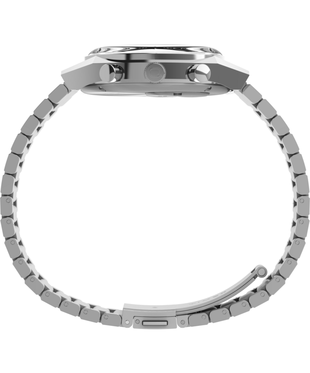 Q Timex® Falcon Eye Chronograph 40mm Stainless Steel Bracelet Watch