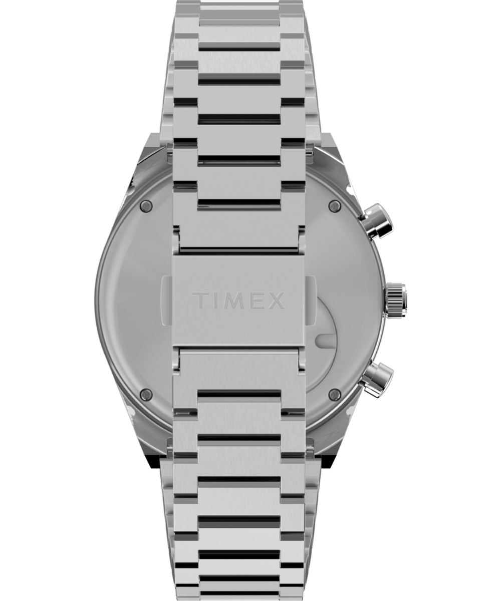 Q Timex® Falcon Eye Chronograph 40mm Stainless Steel Bracelet Watch