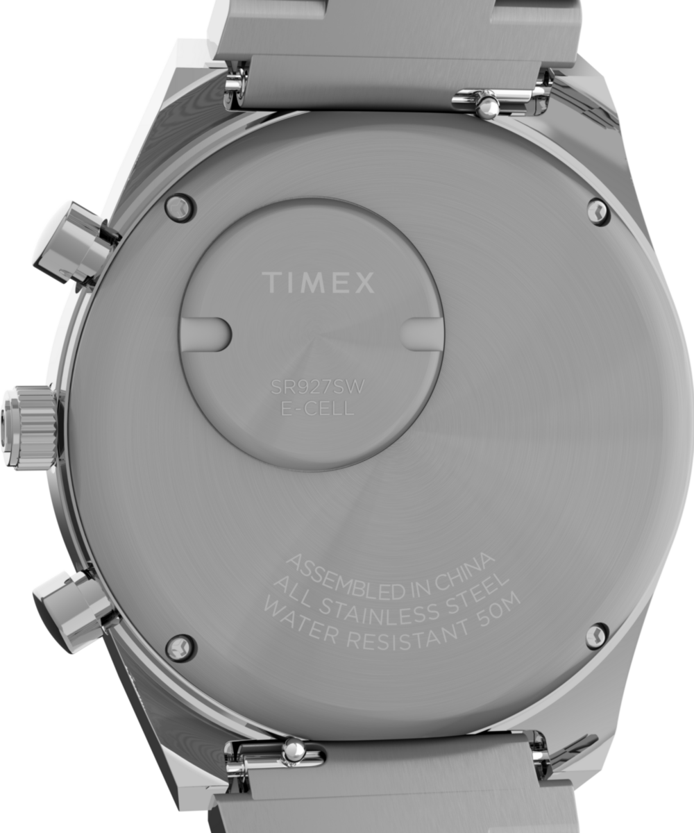 Q Timex® Falcon Eye Chronograph 40mm Stainless Steel Bracelet Watch