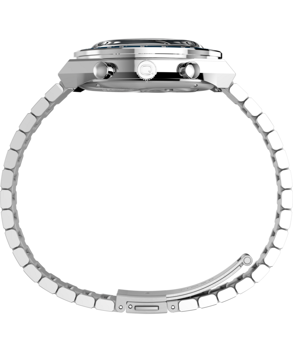 Peanuts® x Q Timex Chronograph 40mm Stainless Steel Bracelet Watch