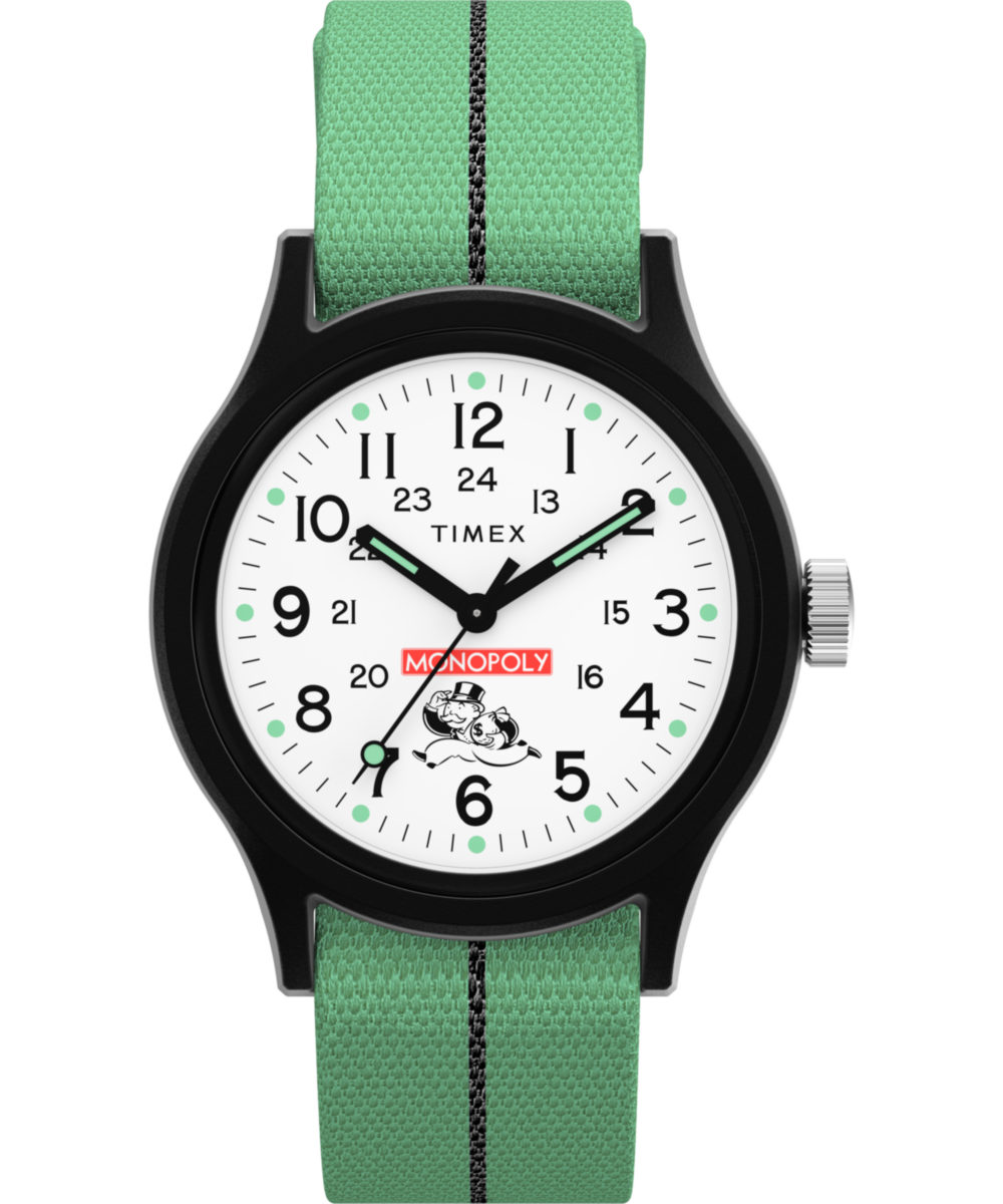Monopoly x Timex MK1 36mm Fabric Strap Watch