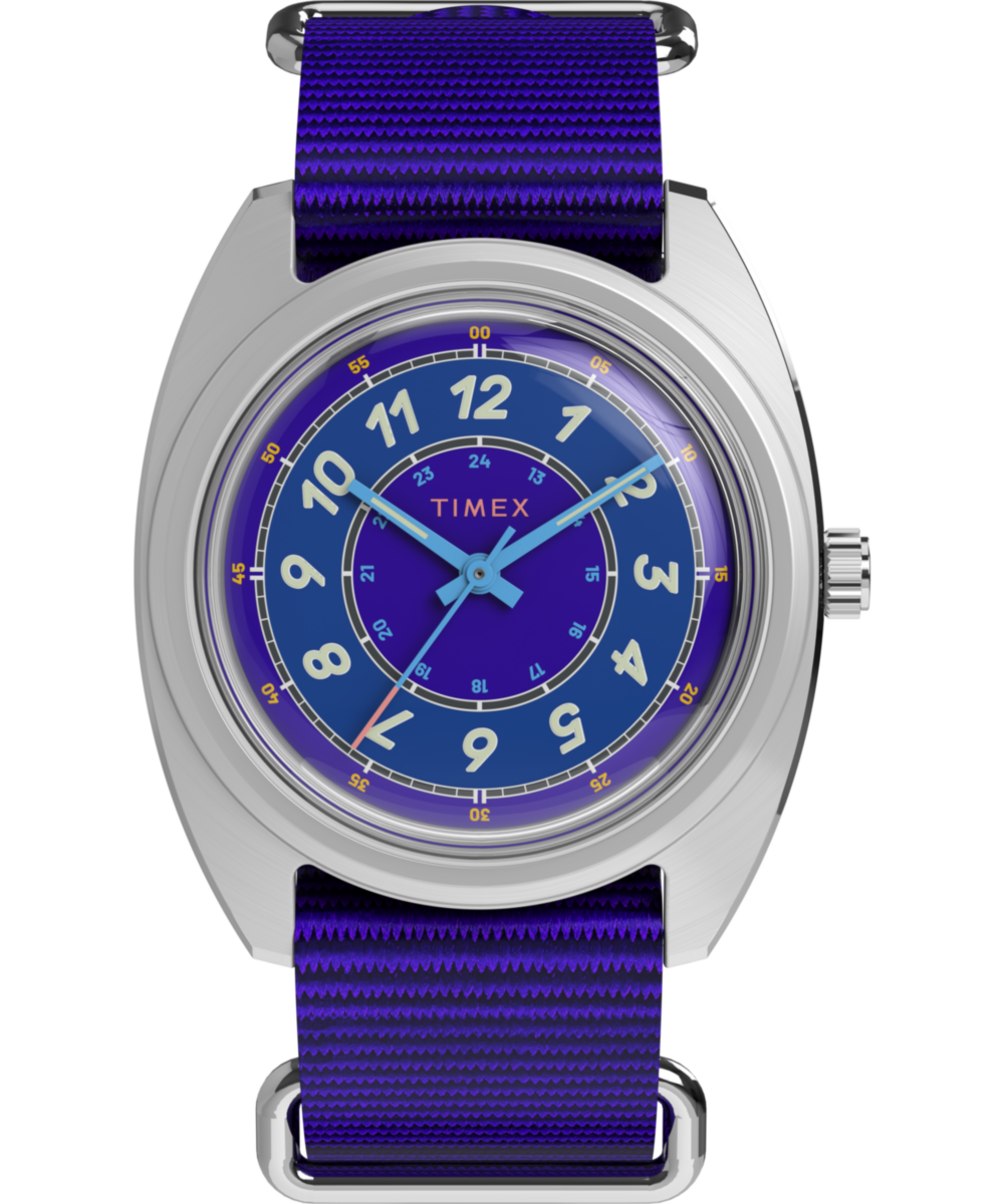 Worn & Wound x Timex Whirlpool 37mm Fabric Strap Watch