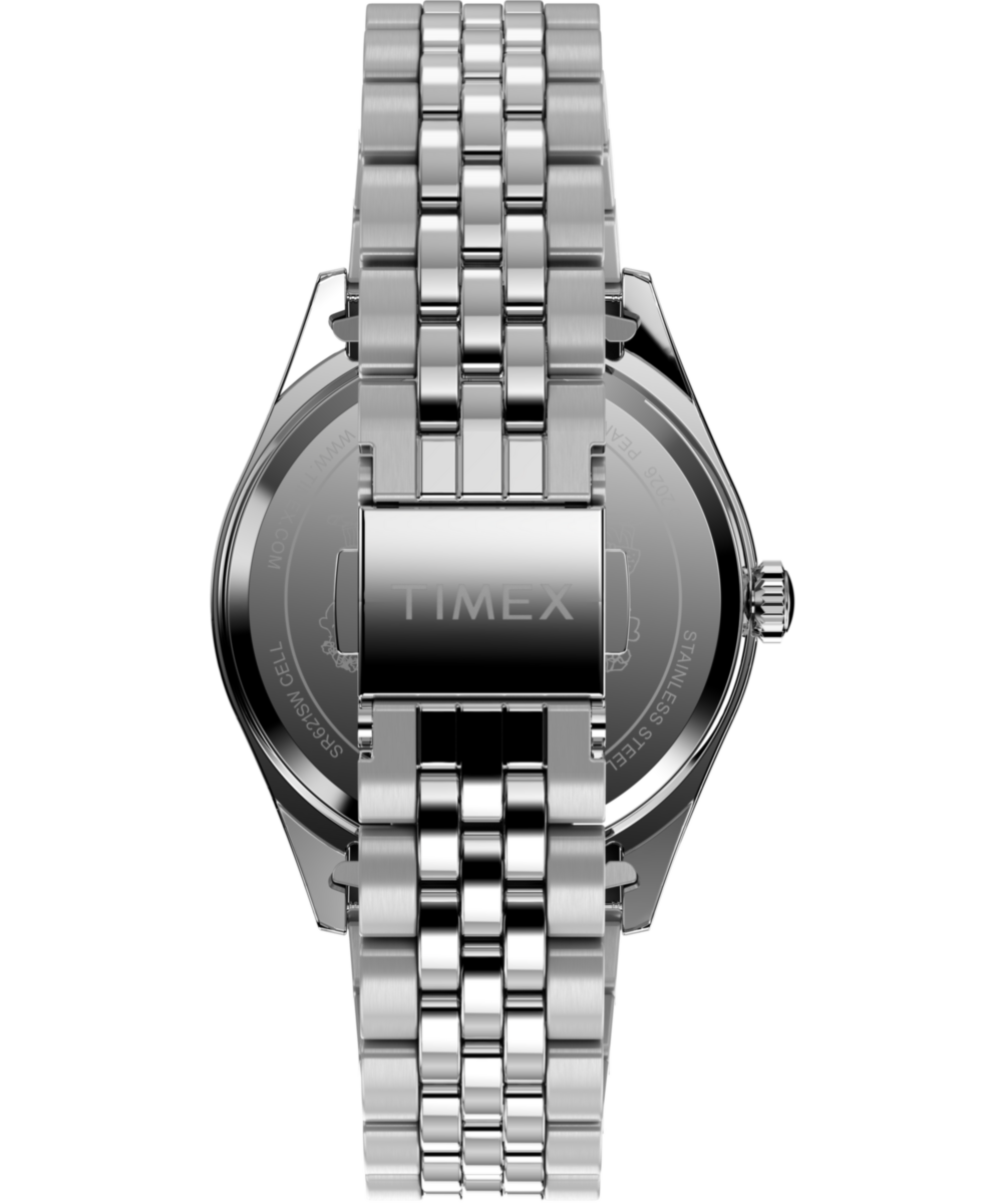 Peanuts® x Timex Legacy Snoopy with Flower Dial 36mm Stainless Steel Bracelet Watch