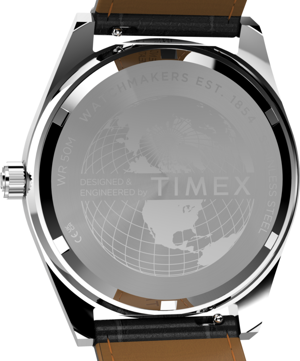 Q Timex Red Vega 1978 Reissue 38mm Leather Strap Watch