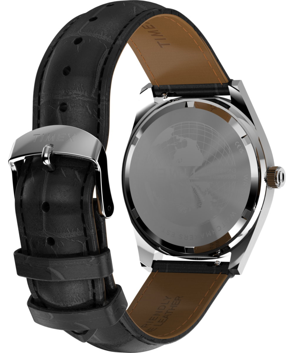 Q Timex Red Vega 1978 Reissue 38mm Leather Strap Watch