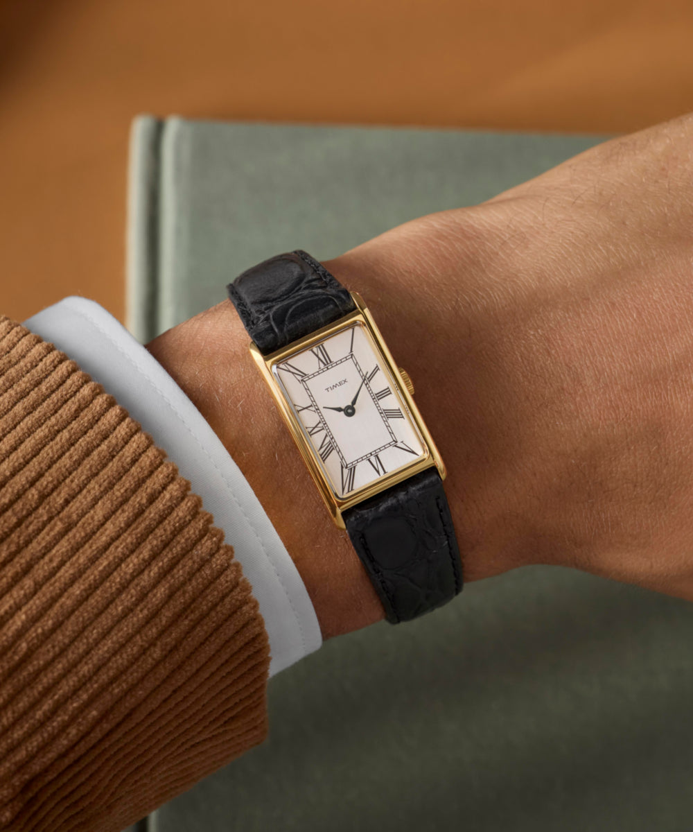 Timex 1976 Lexington Reissue 21mm Leather Strap Watch
