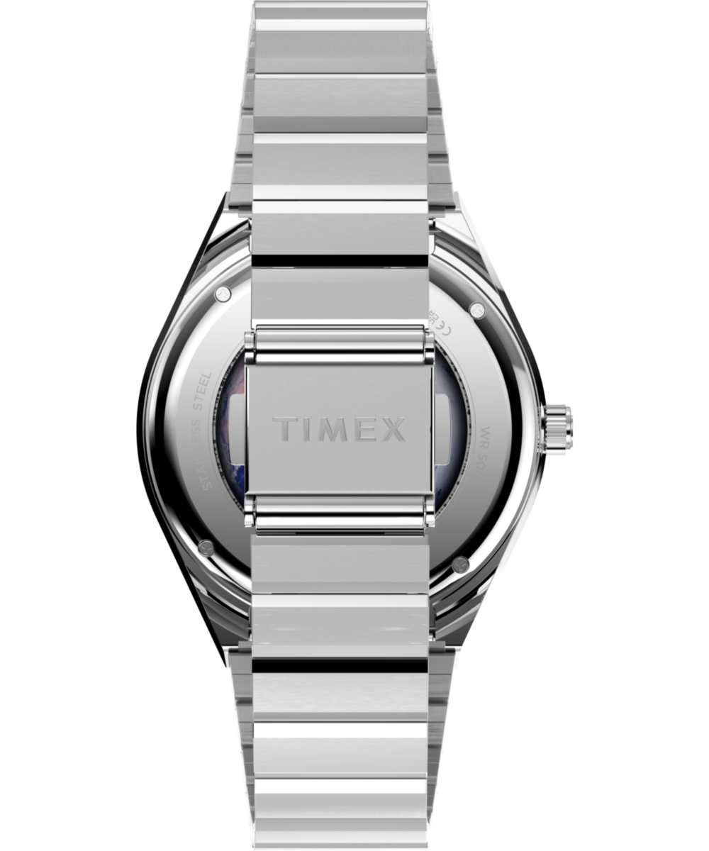 Q Timex NASA 40mm Stainless Steel Bracelet Watch