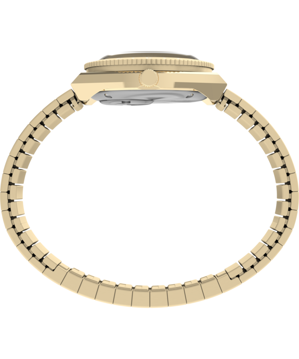 Q Timex® Mini 30mm Stainless Steel Expansion Band Watch
