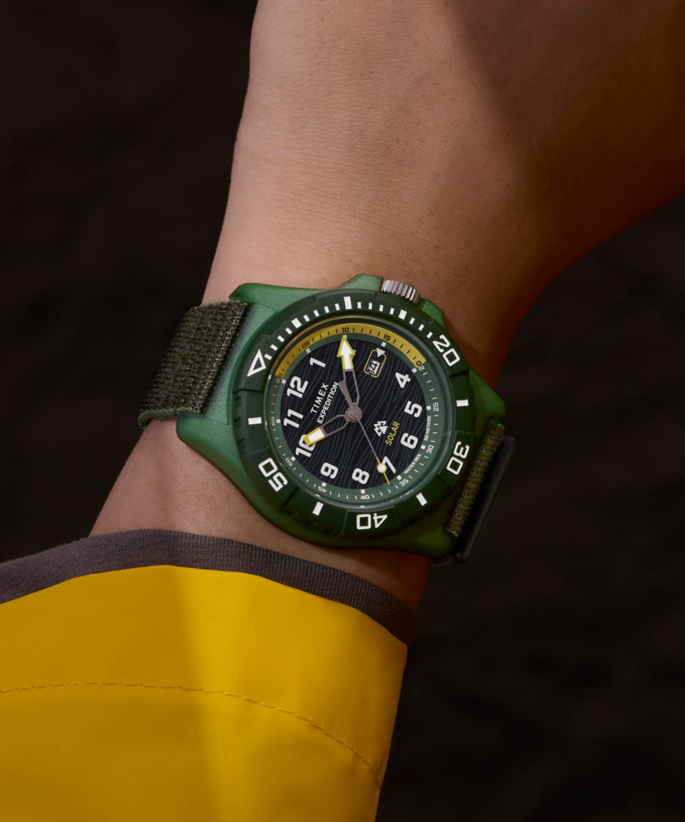 Expedition® Freedive Solar 46mm #tide Fabric Strap Watch