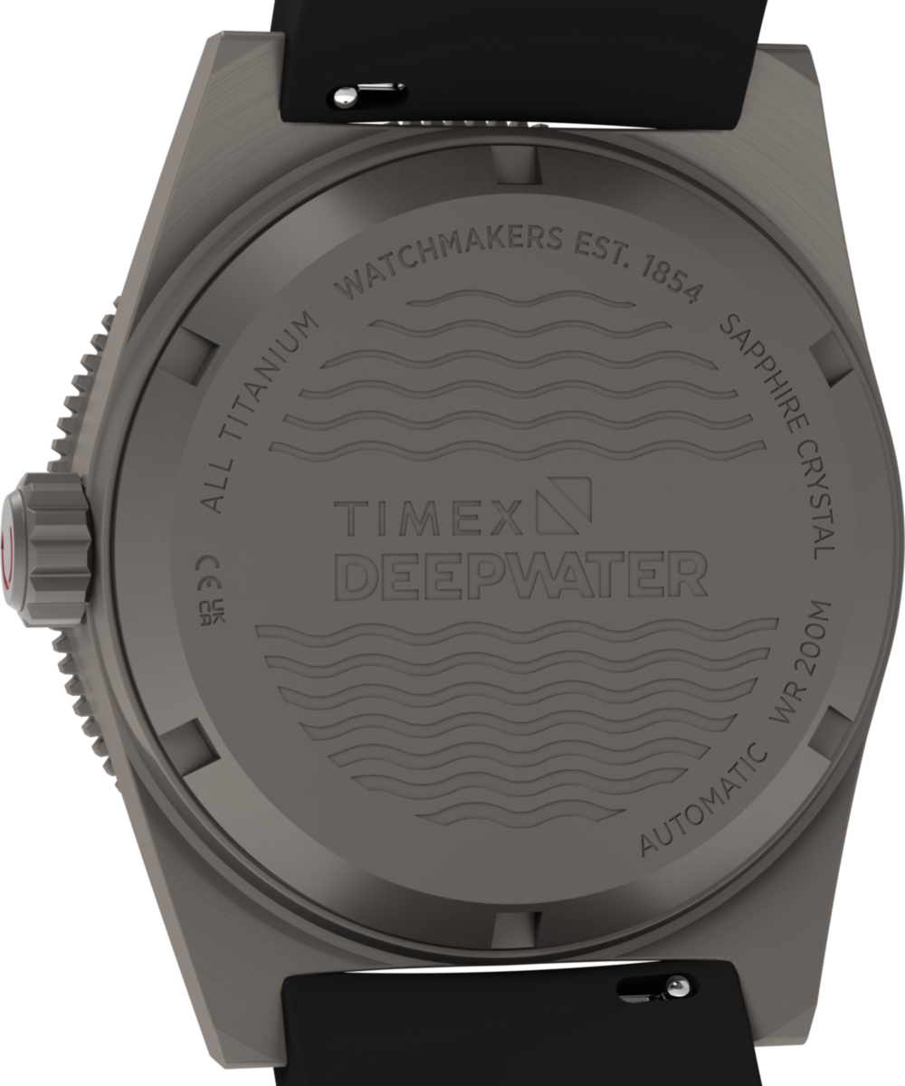 Deepwater Reef 200 Titanium Automatic 41mm Synthetic Rubber Strap Watch