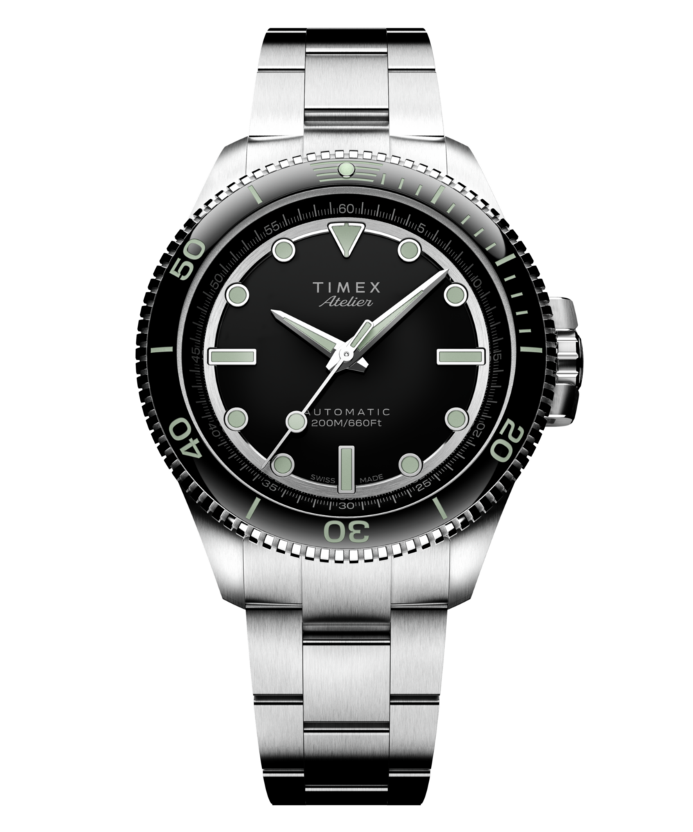Timex Atelier Marine M1a 41mm Swiss Made Automatic Stainless Steel Bracelet