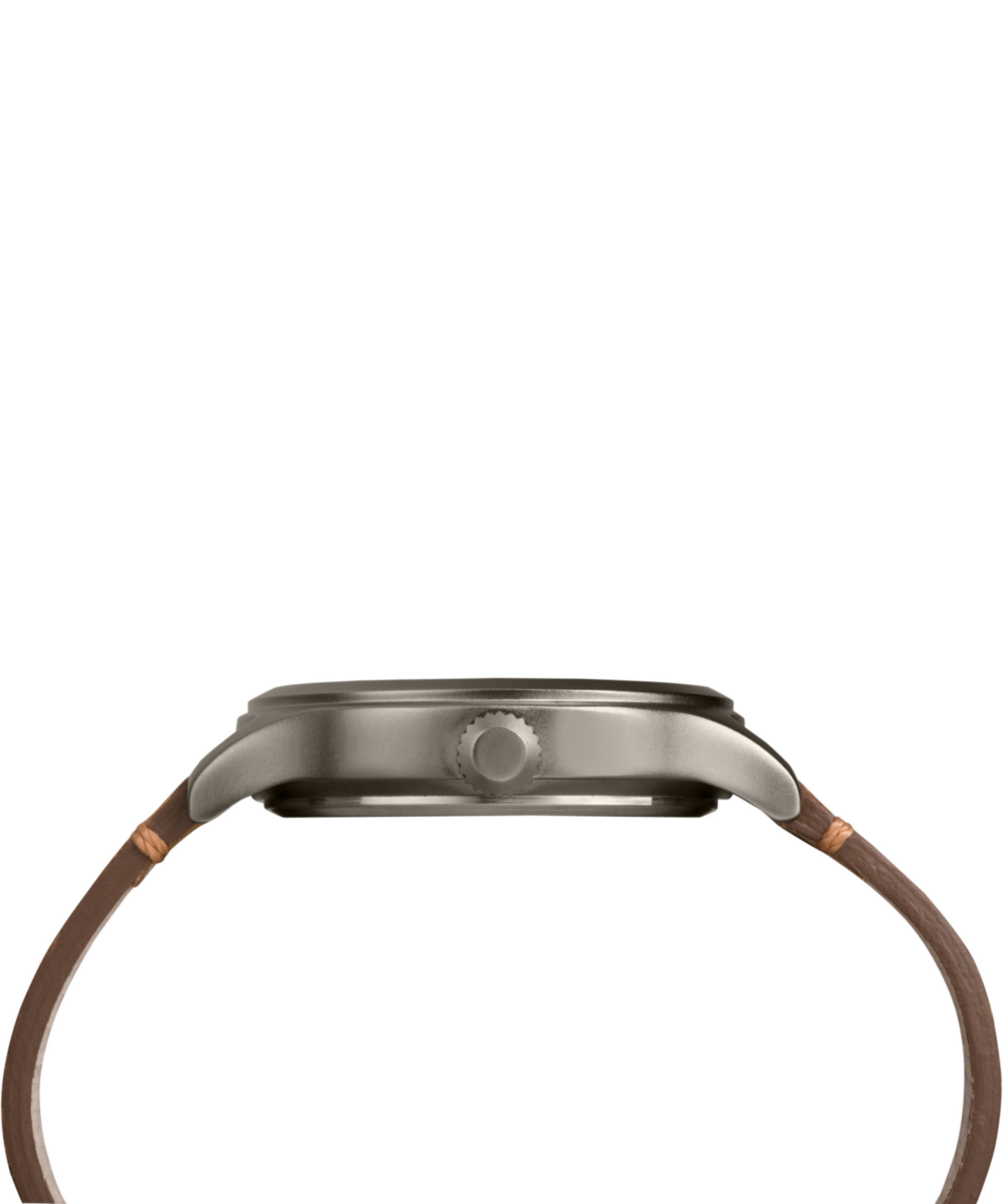 Expedition Scout 40mm Leather Strap Watch